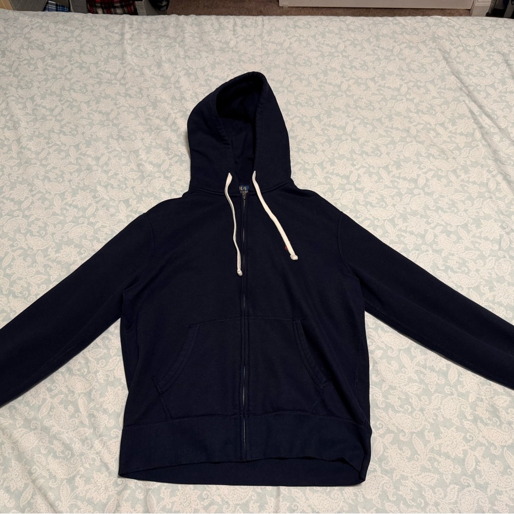 Polo by Ralph Lauren Navy Zip Up Sweater